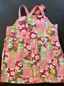 NUEVO CON ETIQUETAS Niñas 12 Gymboree FLORAL ARRECIFE TOP Patchwork SWING TOP Correas Traseras Cruzadas ¡Raro! - Imagen 1 de 3