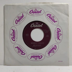 "Weird Al" Yankovic – My Bologna / School Cafeteria: 1979 1st press 7" 45RPM 755 - Picture 1 of 3