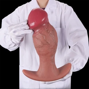 Huge Anal Plug Big Egg Thick Dildo Butt Plug Vagina Dilator Masturbator Sex Toy - Picture 1 of 19