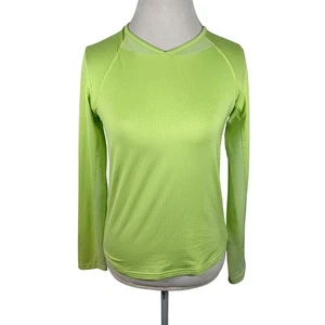 Maglione San Soleil verde fluo golf pickleball attivo ventilato UPF taglia M - Foto 1 di 9