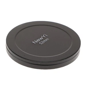 52mm Kamera Objektiv Filter Speicher Kappe Metall Schutzbox Abdeckung schwarz - Picture 1 of 2