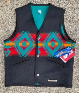 NWT Reversable Pendleton Utah Canyonlands Western Vest Wool Size M - Picture 1 of 13