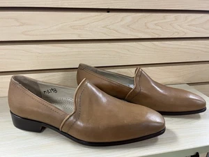 Neu ohne Karton Emilio Franco Italien Leder Halbschuhe Herren Größe 43 hellbraun US-Größe 10 - Bild 1 von 11