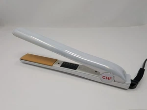 Ferro da stiro piatto in ceramica 1" gemma di perle bianche CHI  - Foto 1 di 8