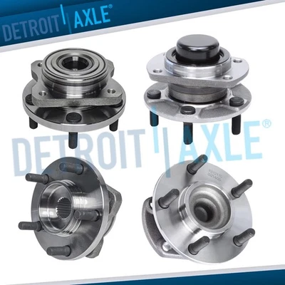 FWD 4pc Front Rear Wheel Bearing Hubs Kit for 2004 2005 2006 2007 Town & Country - Image 1 of 4