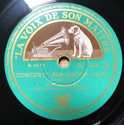Duke Ellington and his Famous Orchestra - 78 T Concerto for Cootie (1950) - Photo 1/4