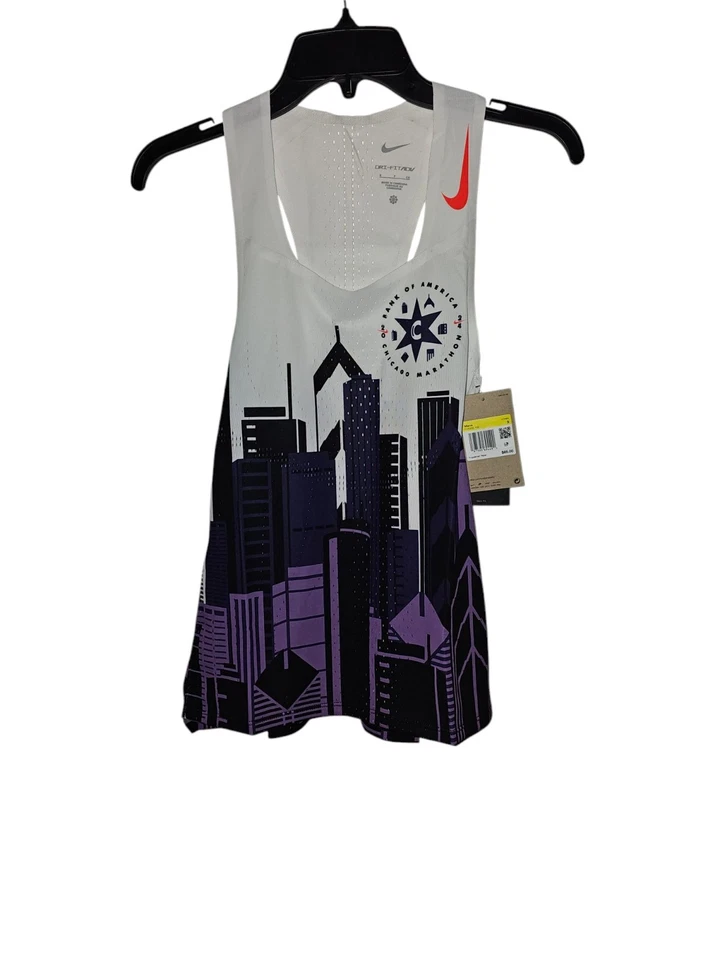 Nike Dri-FIT ADV 2024 Chicago Marathon Singlet Top Men’s Size Small FV6335-100