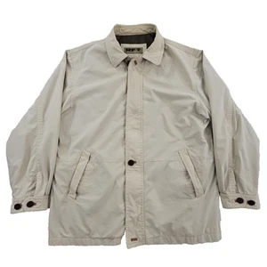 RFT by Rainforest Full Zip Utility Jacket Men's XL Beige Fully Lined EUC Vented - Picture 1 of 18