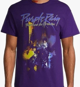The Prince Estate Official Graphic Print Purple Rain T-Shirt Medium 38-40 - Picture 1 of 5