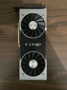 NVIDIA Founders Edition GeForce RTX 2080 Ti 11GB GDDR6 Graphics Card - Working - Picture 1 of 8
