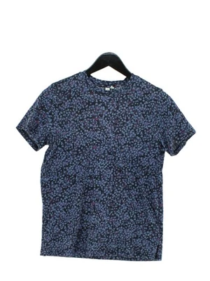 & Other Stories Women's T-Shirt UK 8 Blue 100% Cotton Basic - Image 1 of 4
