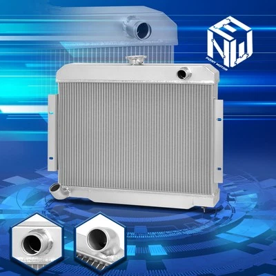 Para 72-86 Jeep CJ5 CJ6 CJ7 24" W 3 filas núcleo aluminio radiador de refrigeración repuesto Foto 1 de 4