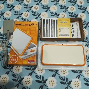 New Nintendo 2DS LL Weiß Orange Konsole Japan mit Box s0726M - Bild 1 von 10