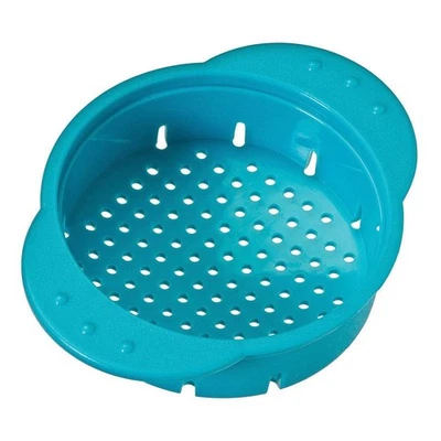 Progressive Prepworks 4.5 in. W X 3.5 in. L Teal Plastic Can Colander - Image 1 of 2