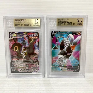 Umbreon VMAX TG23/TG30 & Houndoom V 178 - Graded Pokemon - BGS 9.5 & 10 ERROR - Picture 1 of 4