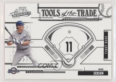 2005 Playoff Absolute Memorabilia Tools of the Trade Black /100 Richie Sexson - Image 1 of 2