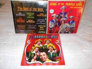 Maddox Brothers & Rose Columbia Historic Edition Sons Of The Purple Sage LP Lot - Picture 1 of 2