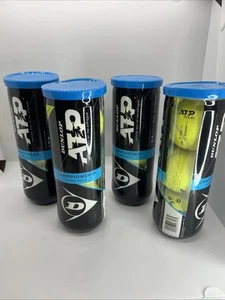 Dunlop ATP Championship Extra Duty Tennis Balls, 4 Cans (12 Balls Total) NEW - Picture 1 of 4