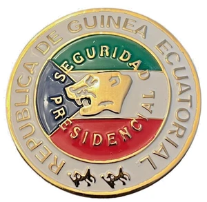 Republica de Guinea Pin Ecuatorial Seguridad Presidencial Round 1,75" CSV P4214 - Bild 1 von 18