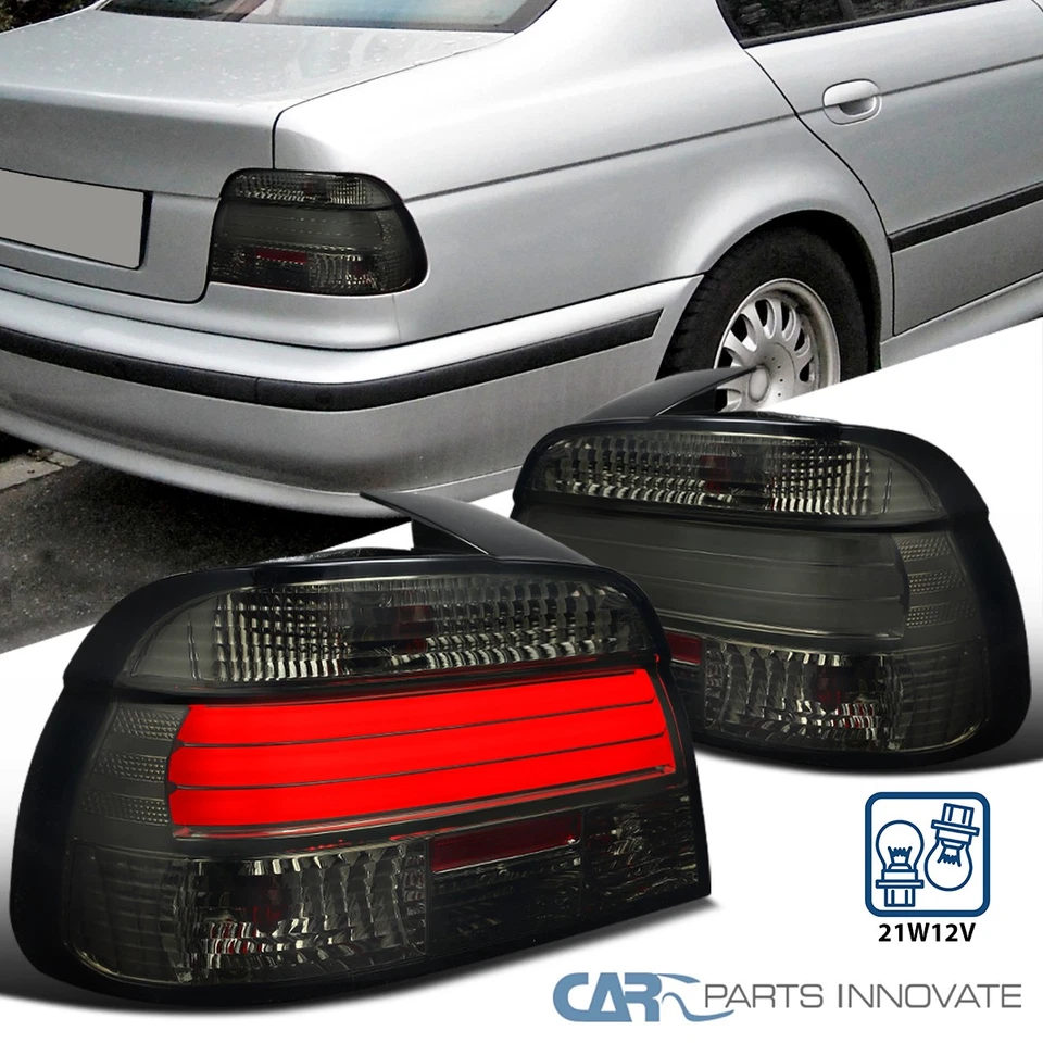 Smoke Fits 2001-2003 BMW E39 5-Series M5 525i 530i 540i LED Tail Lights Lamp Foto 1 de 4