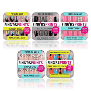 Fing'rs Prints 24 Pieces Press-On Nails Finger Prints Fake Nails - ChooseYourOwn