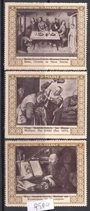 ES9500 Plakatmarken: Meisterwerke Eur. Museen prächtige typografische Drucke - Bild 1 von 1