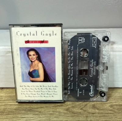 Crystal Gayle - Greatest Hits - Cassette - 1991 Capitol Nashville - C4 95886 - Image 1 of 3