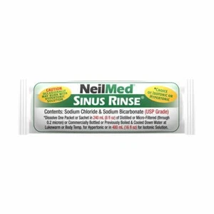 NeilMed Sinus Rinse Saline Nasal Natural Sinus & Allergy Relief sachets No1Brand - Picture 1 of 12