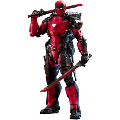 CMS09D42 Marvel Comics - Armorized Deadpool Diecast 1:6 Scale 12" Action Figure - Image 1 of 4