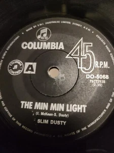 Slim Dusty – The Min Min Light. 7" Vinyl - Picture 1 of 2