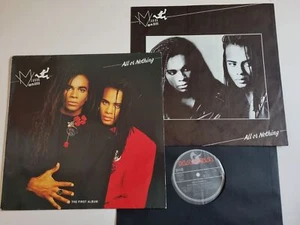 Milli Vanilli - All Or Nothing (The First Album) LP Europe READ FOR CONDITION - Picture 1 of 5