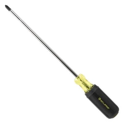 Eclipse 800-096 Phillips Screwdriver, #2x8", Rubber Grip - Image 1 of 3