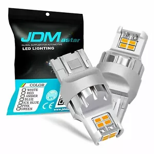 JDM ASTAR 2x 7443/7440 1400lm LED Turn Signal Light Bulb Amber Yellow High Power - Picture 1 of 10