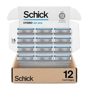Razor Refills: 12-Pack, 5 Blades, for Dry Skin, Men's Shaving Blades. - Picture 1 of 6