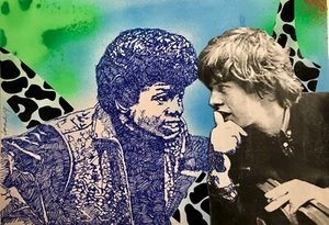 DRAWINGS / COLLAGE / POP ART / JAMES AND  MICK - Imagen 1 de 3