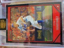 2021 Topps Archives PEDRO MARTINEZ auto 1/1 Bowman Chrome
