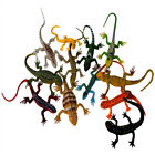 Scare up some fun with 12x Halloween Simulation Lizard Toys