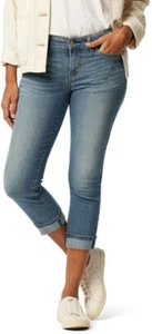 Signature by Levi Strauss & Co. Women's Mid Rise Capri Jeans Size 18 - Picture 1 of 5