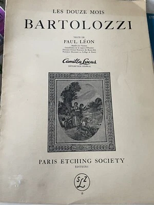 1949 Paris Etching Society LES DOUZE MOIS DE BARTOLOZZI, text by Paul Leon - 1i - Image 1 of 4