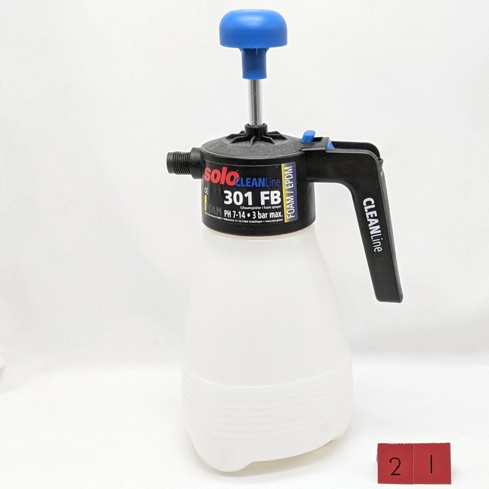 Solo 301-Fb 13/32 Gal. Pulverizador de espuma de una mano Clean Line, HDPE - SIN CONSEJO Foto 1 de 1