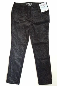 Cat & Jack Girls' Glitter Black Super Skinny Jeans - 4,5,12,14,16 - Picture 1 of 2