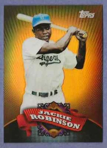 2010 Topps Chrome Jackie Robinson Target Refractors Brooklyn Dodgers BC-5 - Picture 1 of 2
