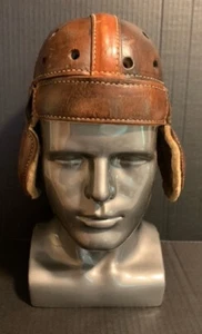 20er Jahre Draper & Maynard Leder Football Helm - Bild 1 von 4