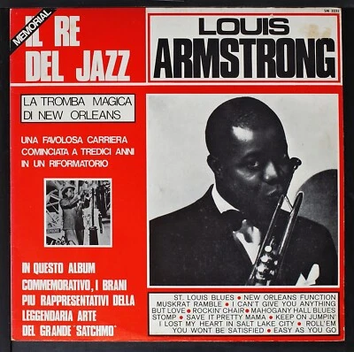 Louis Armstrong - Il Re Del Jazz - original LP record [NHB1-137] ITALY - Image 1 of 4