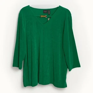 Top Chico's Travelers Slinky clásico de bambú para mujer talla XL Chico's talla 3 - Imagen 1 de 8