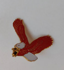 Red Winged Bird in Flight Lapel Pin