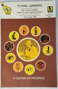 Vintage 1976 Telephone Book Tomah Wisconsin Wis. Wi. Oakdale Warrens Tunnel City - Picture 1 of 1