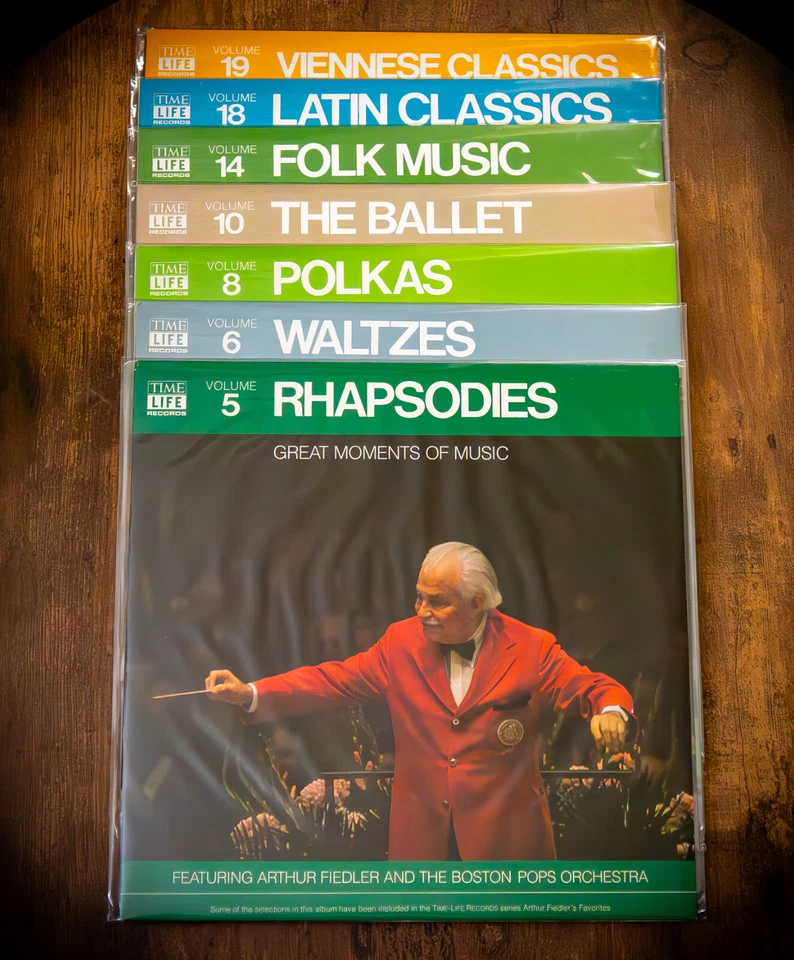 Great Moments Of Music 7xLP Set (Vol 5/6/8/10/14/18/19) Time-Life Records NM OOP - Image 1 of 4