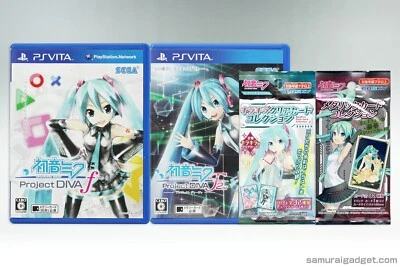 Hatsune Miku: Project Diva f & F 2nd PS VITA & Card Collection(2pcs) PlayStation - Image 1 of 4
