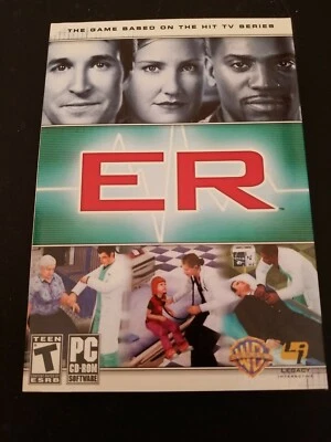 ER THE GAME BASED ON THE HIT TV SERIES (PC) CD Rom 2005 Brand new in box! Sealed - Image 1 of 2